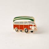 Happily Plants Pin - Vintage Camper Van