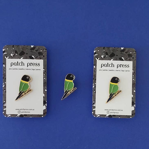 Patch Press Pin - Aus Ringneck Parrot