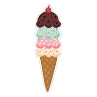 Die Cut Bookmark- Ice Cream Cone