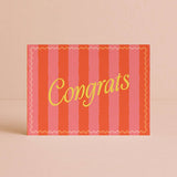 Daymaker - Congrats Pink & Red Chunky Stripe