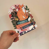 Paper Cut Card - Birthday Cat