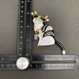 MQ Enamel Brooch - Cat