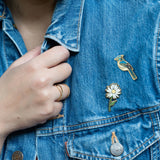 Happily Plants Pin - Bird Blue Jay