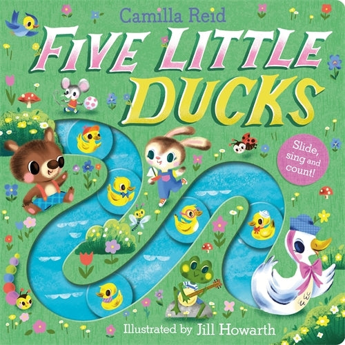 Board Book - Slide Sing and Count - Five Little Ducks
