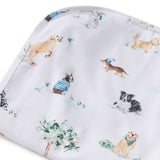 Jersey Wrap & Beanie Set - Dog Park