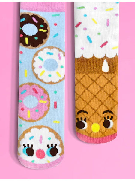 Pals Socks Kids Sml - Donut & Ice Cream