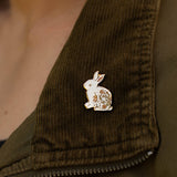 Happily Plants Pin - Rabbit