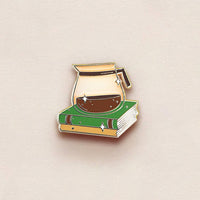 Occasionalish Pin - Coffee and Books