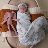 Organic Muslin Wrap - Kittens