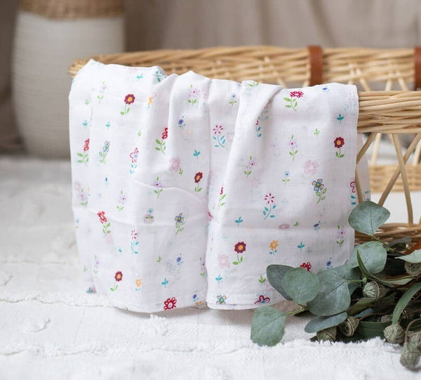 Muslin Wrap - Field of Flowers