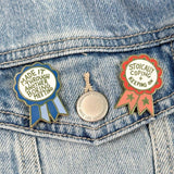 Jubly Umph Lapel Pin - Award Stoically Coping And Keeping On