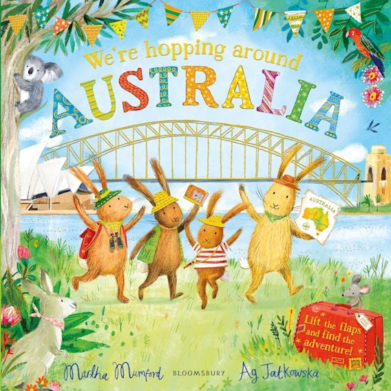 Hardcover - We're Hopping Around Australia