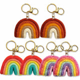Felt Rainbow Keychain - Fairy Floss