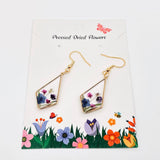 MQ Sml Dangles - Forget-me-not & Baby's Breath Dried Flowers