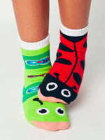 Pals Socks Kids Lge - Ladybug & Caterpillar