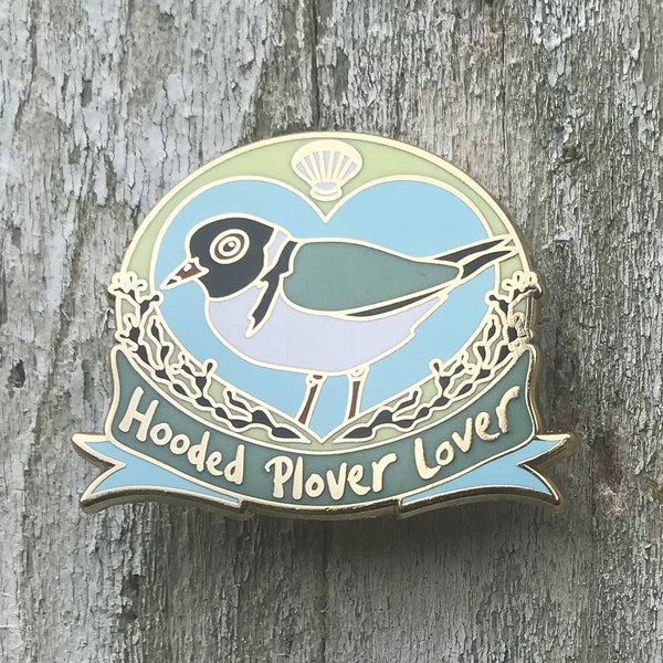 Bridget Farmer Enamel Pin - Hooded Plover Lover