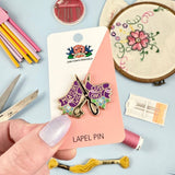 Jubly Umph Lapel Pin - Measure Twice Cuss Once