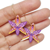 Australian Wildflower Earrings - Queen of Sheba