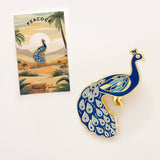 Happily Plants Pin - Bird Peacock
