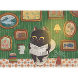 500 Pc Puzzle - The Puzzle Collab - Black Cat on The Toilet