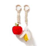 2pk Stroller Toys Mini Market Brunch - Apple & Banana