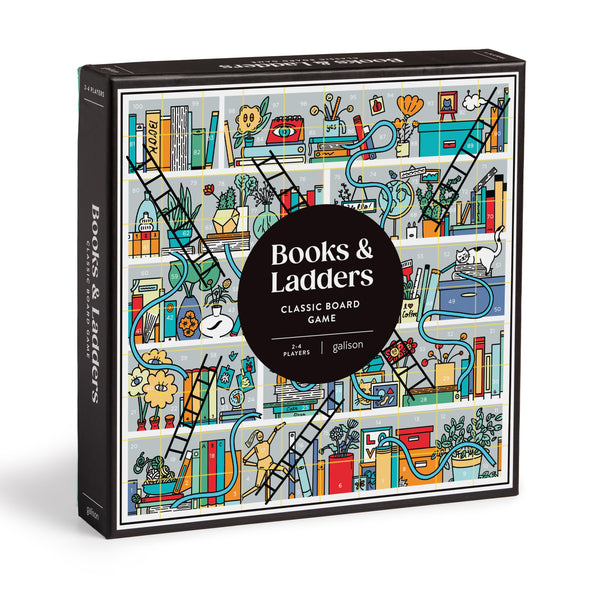 Galison Board Game - Books and Ladders