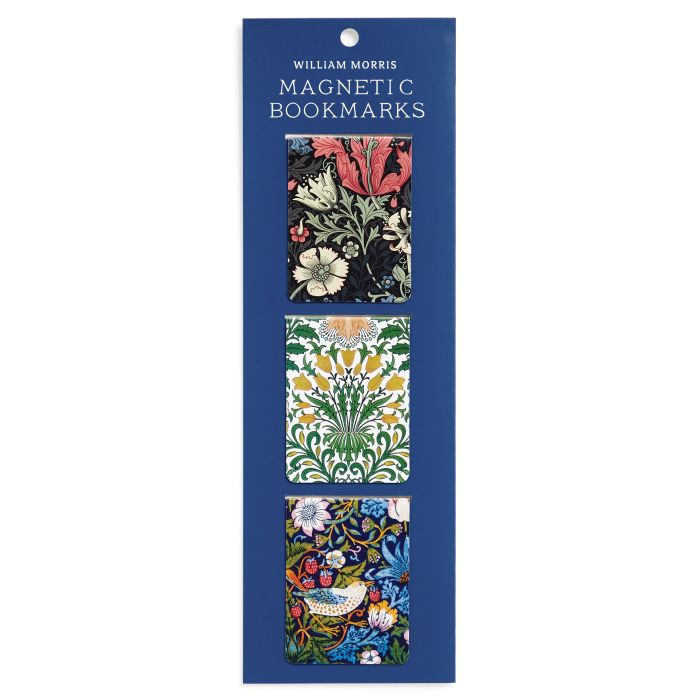 Magnetic Bookmarks - William Morris – Mockingbird Lounge