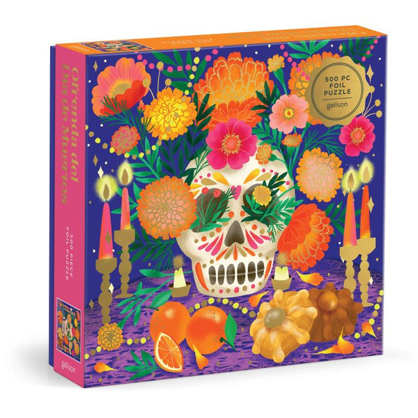 500 Pc Puzzle - Galison Foil - Ofrenda del Dia de Muertos