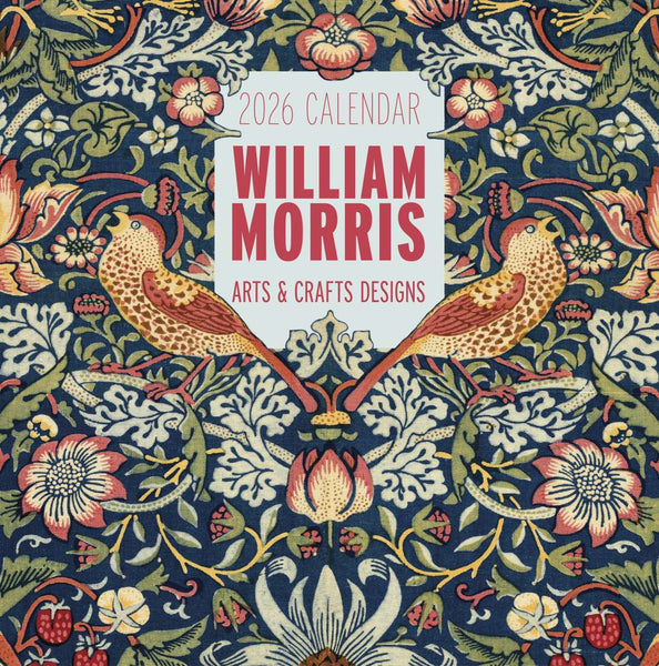 2026 Calendar - William Morris Arts and Crafts Designs