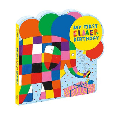 Board Book - My First Elmer Birthday