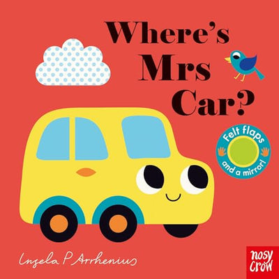 Board Book - Felt Flaps - Where's Mrs Car?