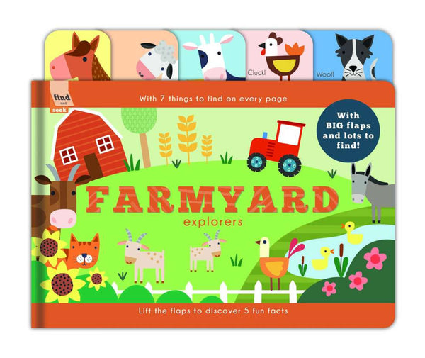 Board Book - Find and Seek - Farmyard Explorers