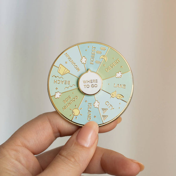 Occasionalish Spinning Pin - Where To Go