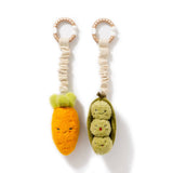 2pk Stroller Toys Mini Market Brunch - Carrot & Green Peas