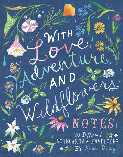 Notecards - With Love Adventure and Wildflowers