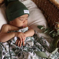 Organic Muslin Wrap - Evergreen
