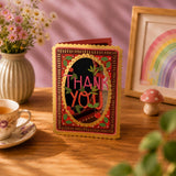 Paper Cut Card - Thank You Cherry