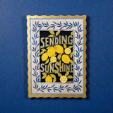 Paper Cut Card - Sending Sunshine Lemons