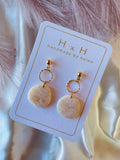 HxH Dangles - Organic Pebble Green Marble