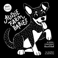 Board Book - High Contrast Aussie Farm Babies