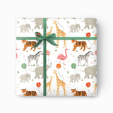 Whistlefish Wrapping Paper - Zoo Party