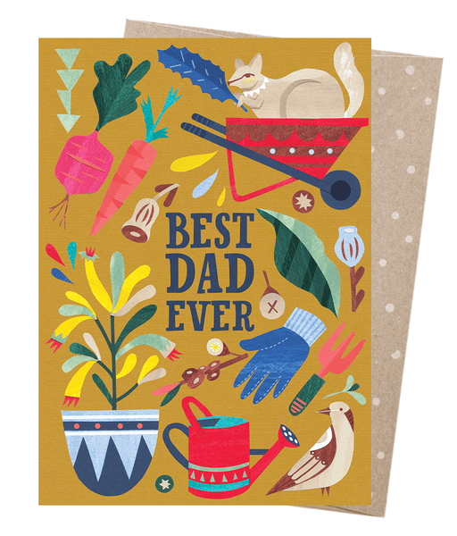 Earth Greetings Card - Best Dad Ever