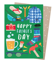 Earth Greetings Card - Happy Father's Day