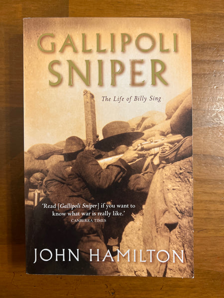 Hamilton, John - Gallipoli Sniper (Paperback)