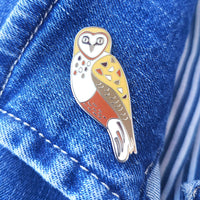 Braw Enamel Pin - Barn Owl