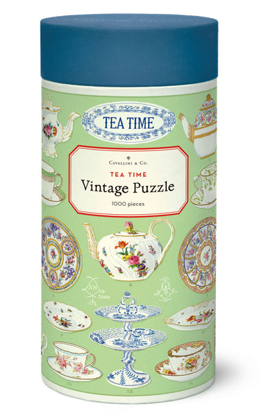 1000 Pc Puzzle - Cavallini - Tea Time