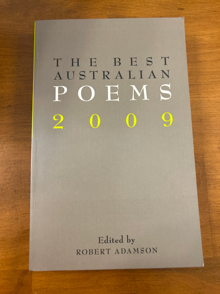 Adamson, Robert - Best Australian Poems 2009 (Paperback)