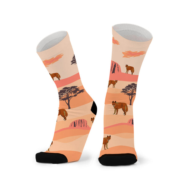 Red Fox Sox Wider/Larger - Dingo Bingo
