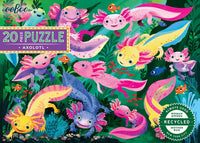 20 Pc Puzzle - eeBoo - Axolotl