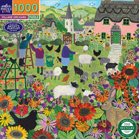 1000 Pc Puzzle - eeBoo - Village Orchard